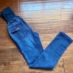 Maternity “Over the Belly” Jeans - Size Medium